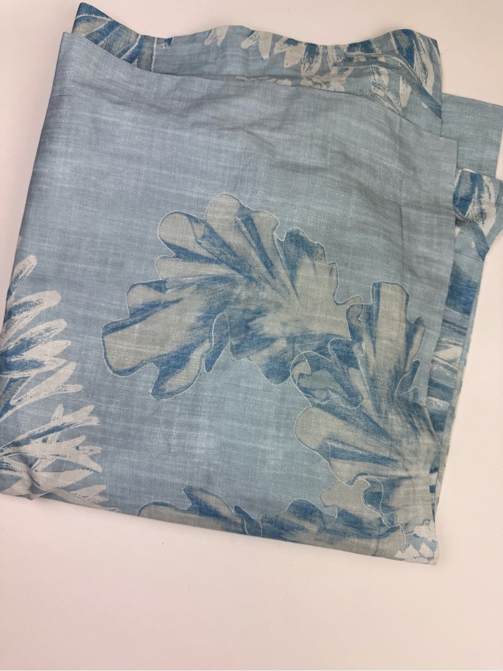 POTTERY BARN Euro Sham Sea Mist Organic Cotton Percale